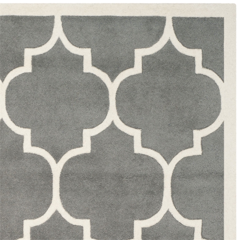 Safavieh Chatham Dark Grey Contemporary Rug - 5' x 8'