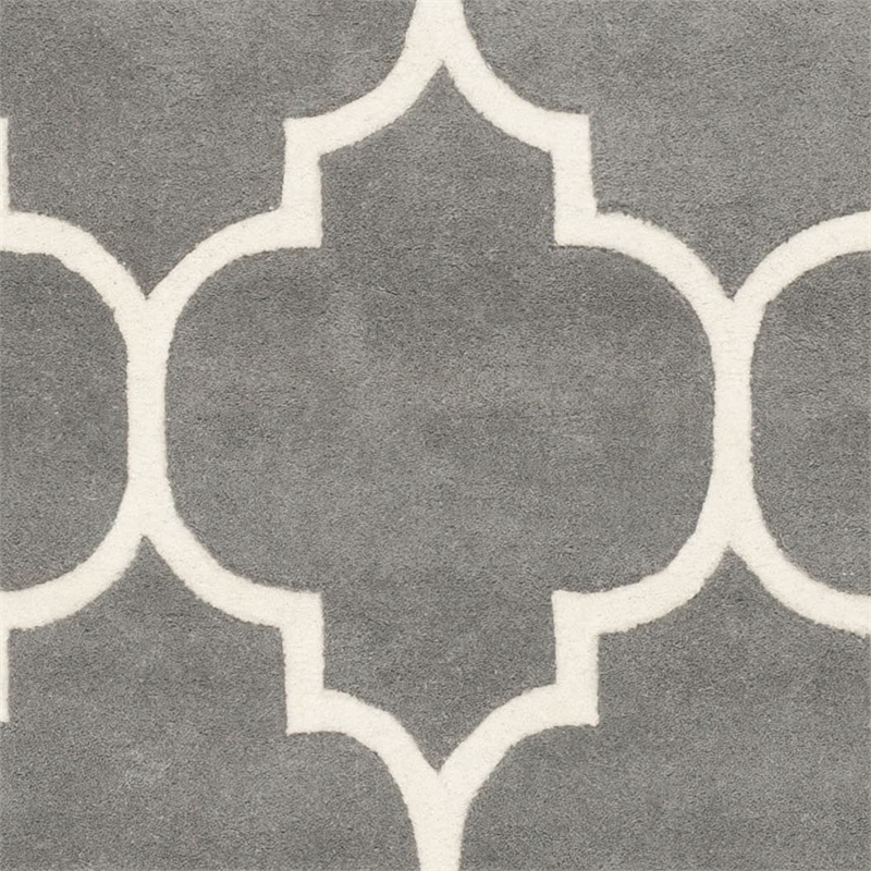 Safavieh Chatham Dark Grey Contemporary Rug - 6' x 9'