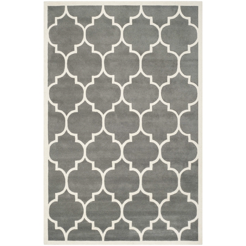 Safavieh Chatham Dark Grey Contemporary Rug - 8'9