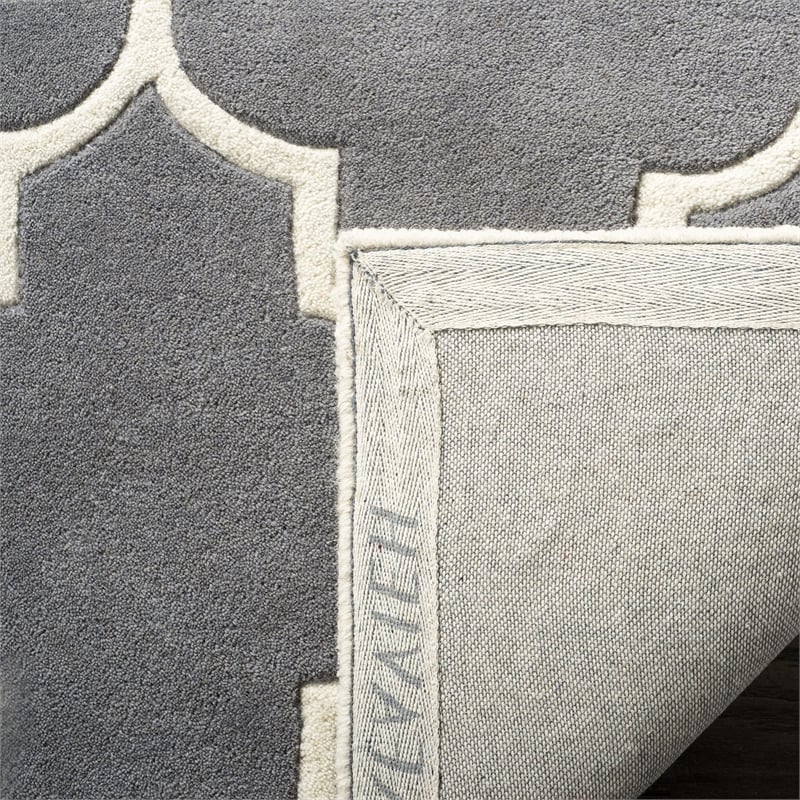 Safavieh Chatham Dark Grey Contemporary Rug - 10' x 14'