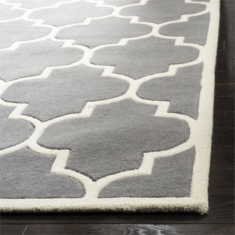 Safavieh Chatham Dark Grey Contemporary Rug - 11' x 15'