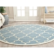 Safavieh Chatham Dark Grey Contemporary Rug - Round 4'