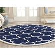 Safavieh Chatham Dark Grey Contemporary Rug - Round 4'