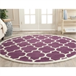Safavieh Chatham Dark Grey Contemporary Rug - Round 4'