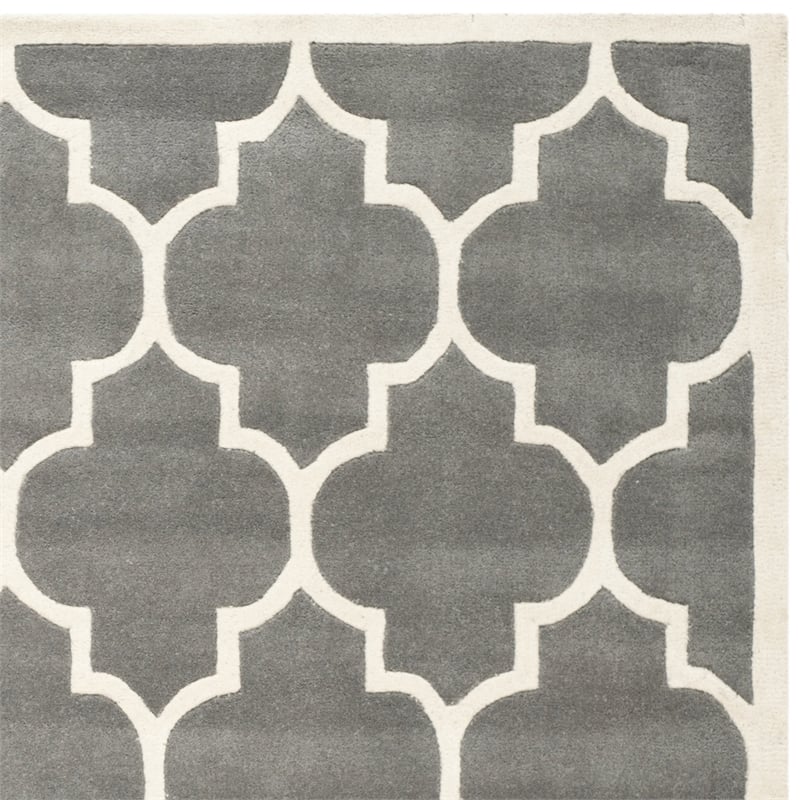 Safavieh Chatham Dark Grey Contemporary Rug - Square 7'