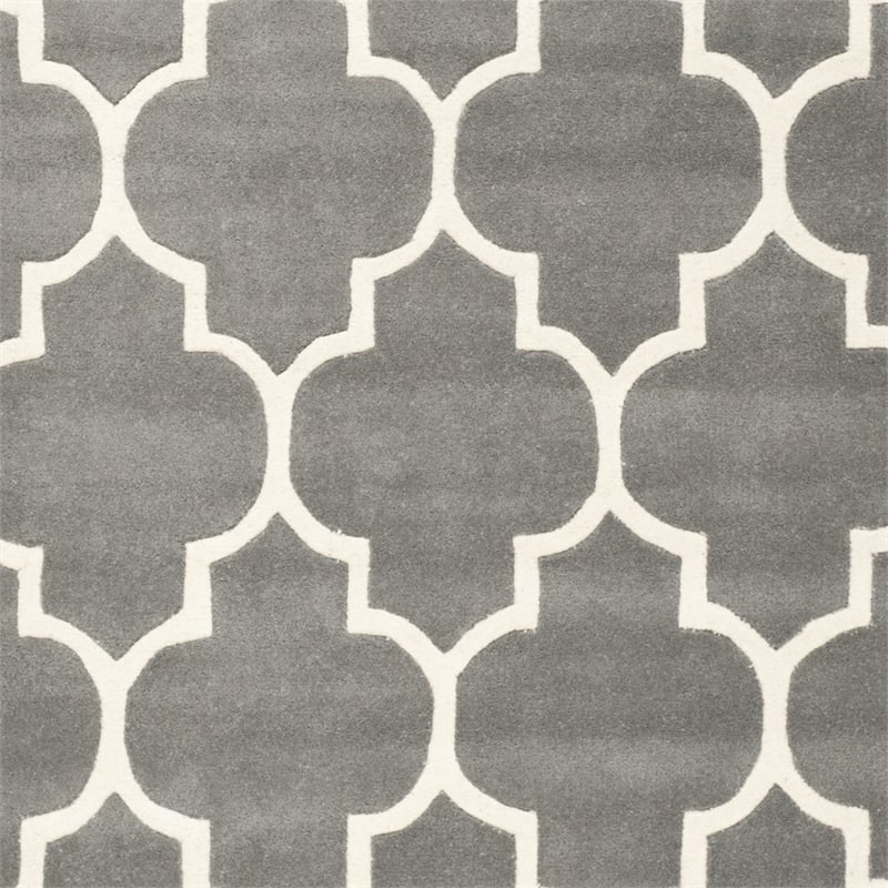 Safavieh Chatham Dark Grey Contemporary Rug - Square 7'
