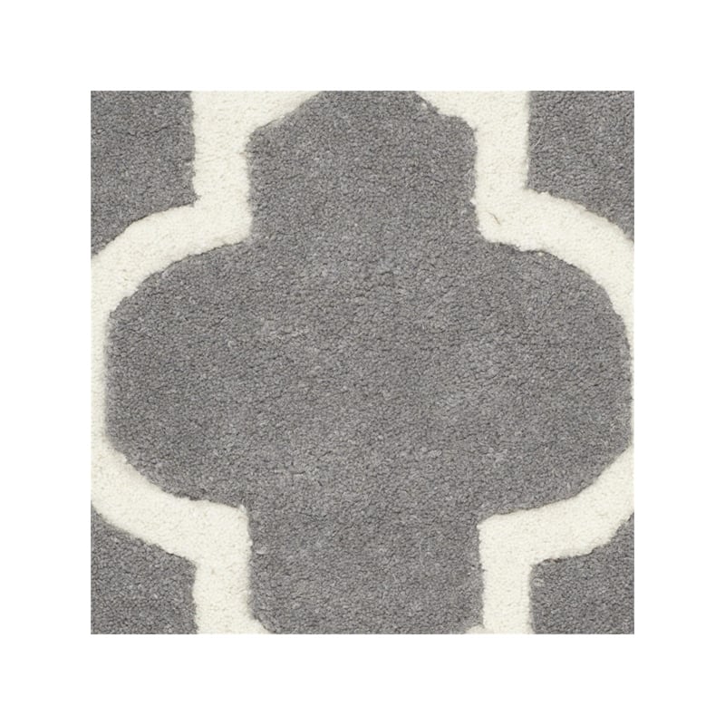 Safavieh Chatham Dark Grey Contemporary Rug - Square 7'