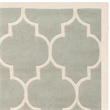 Safavieh Chatham 5' X 8' Wool Hand Tufted Rug in Gray / Ivory