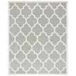 Safavieh Chatham 8' X 10' Wool Hand Tufted Rug in Gray / Ivory