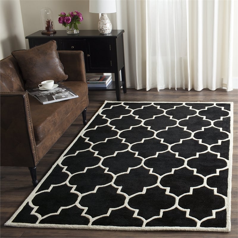 Safavieh Chatham Black Contemporary Rug - 5' x 8'