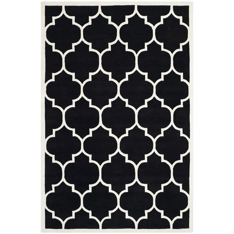 Safavieh Chatham Black Contemporary Rug - 6' x 9'