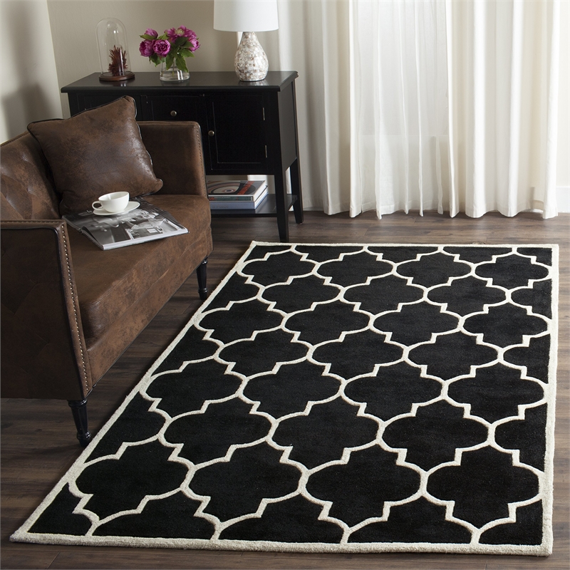 Safavieh Chatham Black Contemporary Rug - 8' x 10'