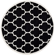 Safavieh Chatham Black Contemporary Rug - Round 7'