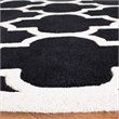 Safavieh Chatham Black Contemporary Rug - Round 7'