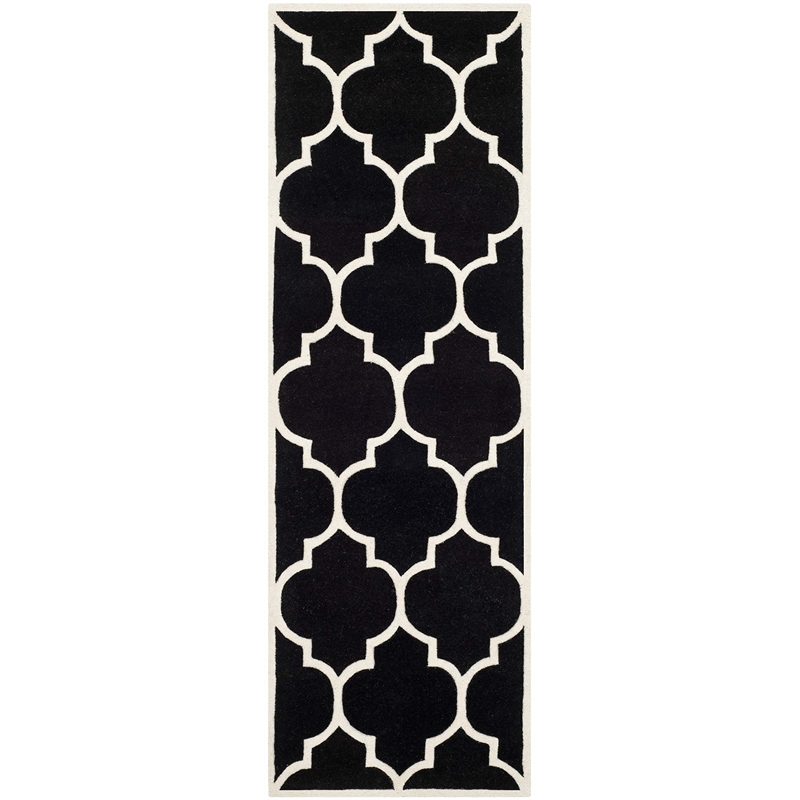 Safavieh Chatham Black Contemporary Rug - Runner 2'3