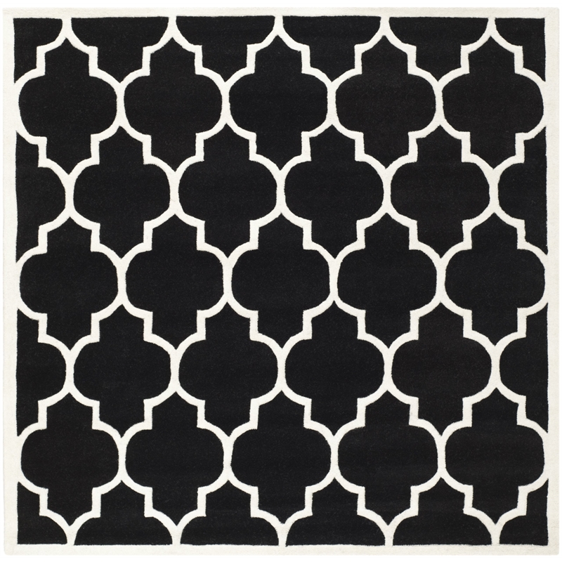 Safavieh Chatham Black Contemporary Rug - Square 8'9
