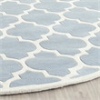 Safavieh Chatham Blue Contemporary Rug - Round 7'
