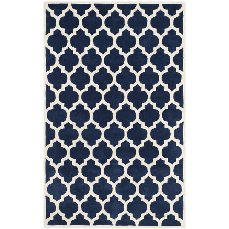 Safavieh Chatham Dark Blue Contemporary Rug - 4' x 6'