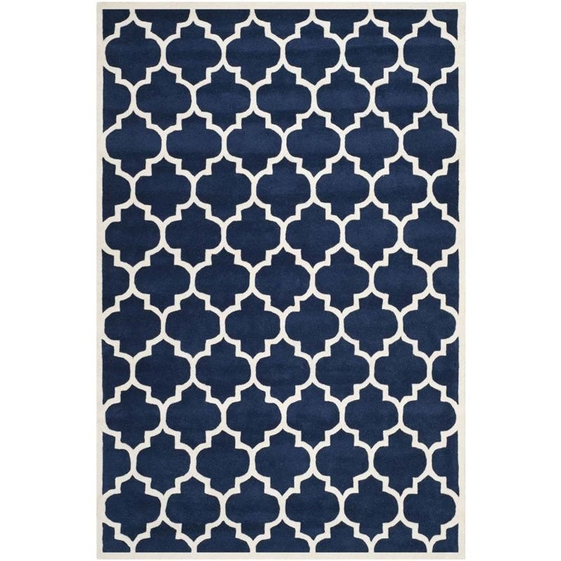 Safavieh Chatham Blue & Ivory 4' x 6' Rug