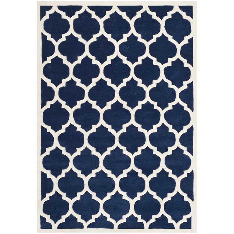 Safavieh Chatham Dark Blue Contemporary Rug - Runner 2'3