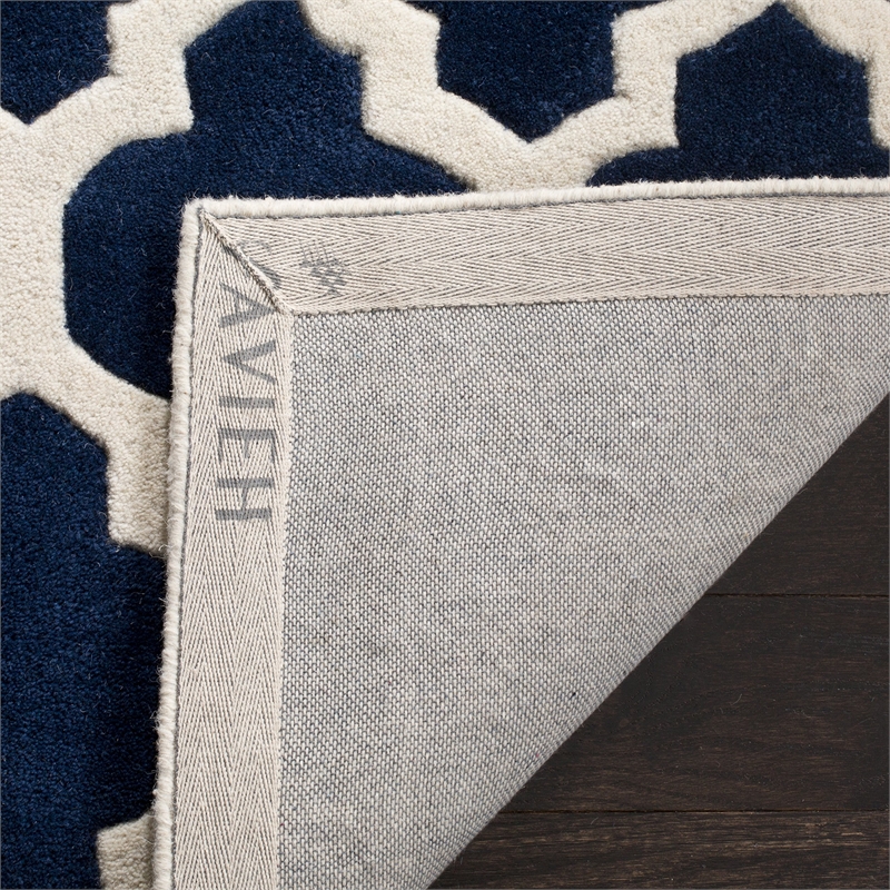 Safavieh Chatham Dark Blue Contemporary Rug - Square 5'