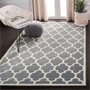 Safavieh Chatham Dark Grey Contemporary Rug - 2' x 3'