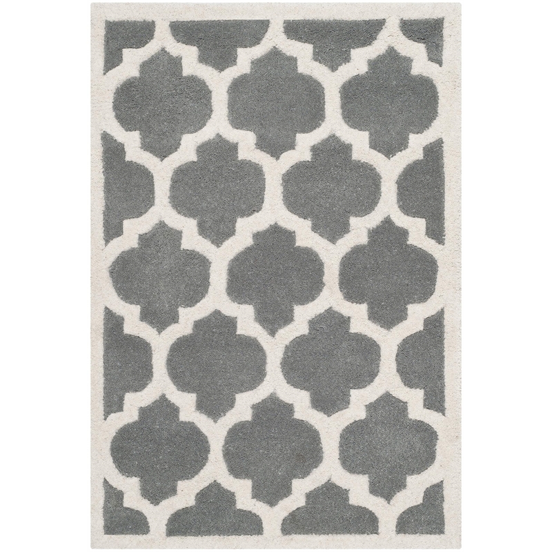 Safavieh Chatham Dark Grey Contemporary Rug - 2' x 3'