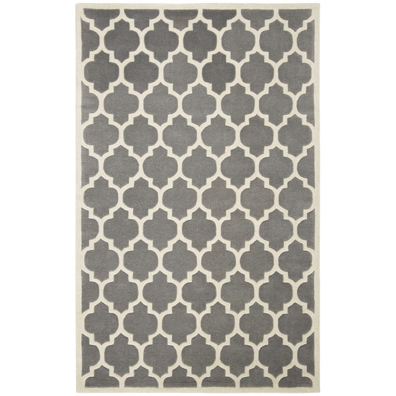 Safavieh Chatham Dark Grey Contemporary Rug - 4' x 6'