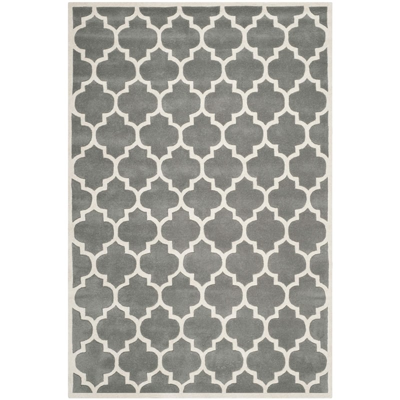 Safavieh Chatham Dark Grey Contemporary Rug - 5' x 8'