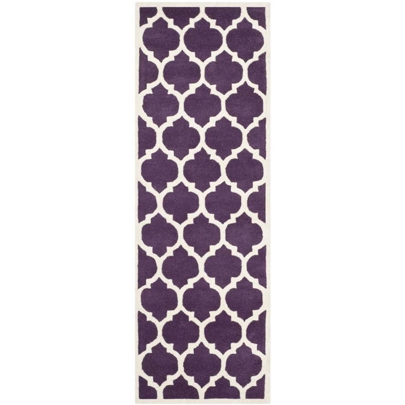 Safavieh Chatham Purple Contemporary Rug Runner 2'3" x 11' eBay