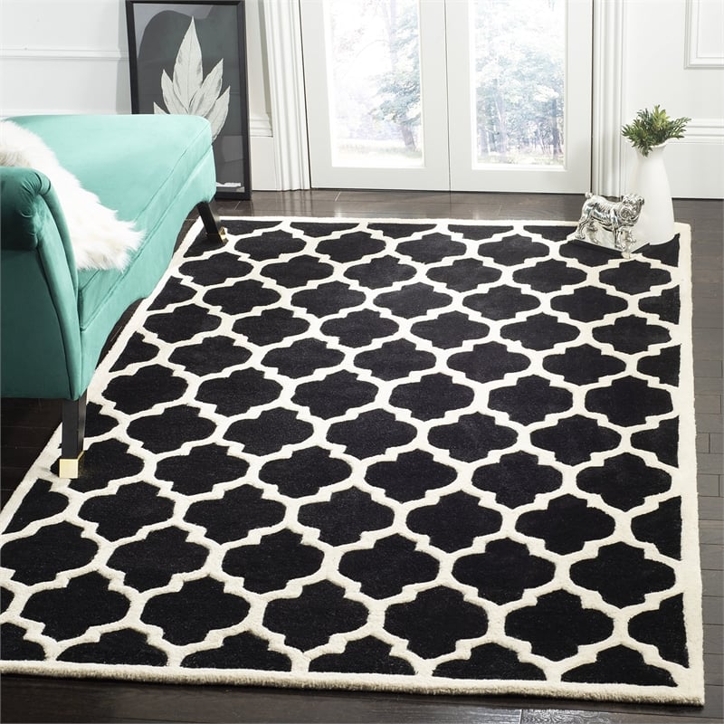 Safavieh Chatham Black Contemporary Rug - 6' x 9'