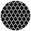 Safavieh Chatham Black Contemporary Rug - Round 7'