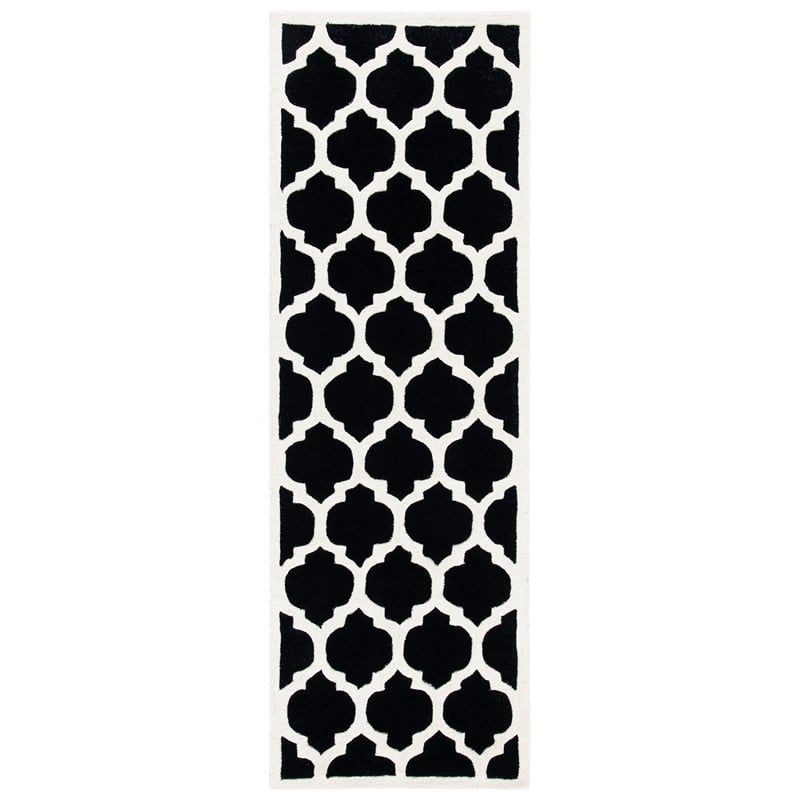 Safavieh Chatham Black Contemporary Rug - Runner 2'3