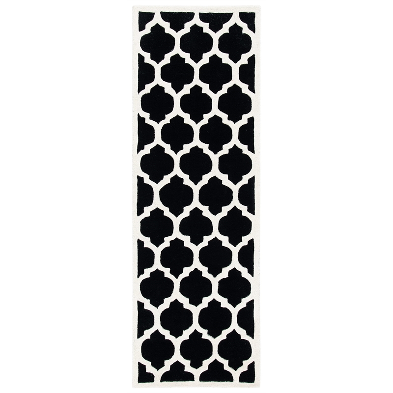 Safavieh Chatham Black Contemporary Rug - Runner 2'3