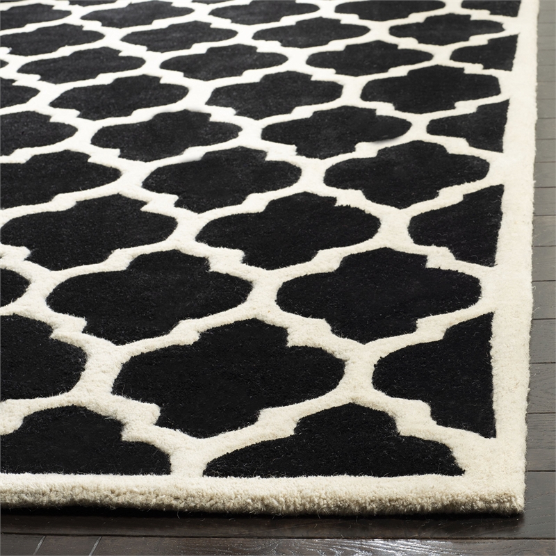 Safavieh Chatham Black Contemporary Rug - Square 7'