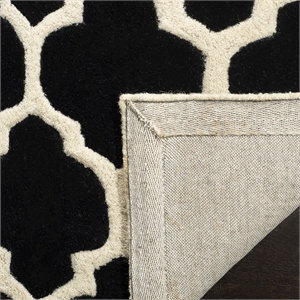 Safavieh Chatham Black Contemporary Rug - Square 8'9&quot