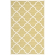 Safavieh Chatham 5' X 8' Wool Hand Tufted Rug In Gold And Ivory