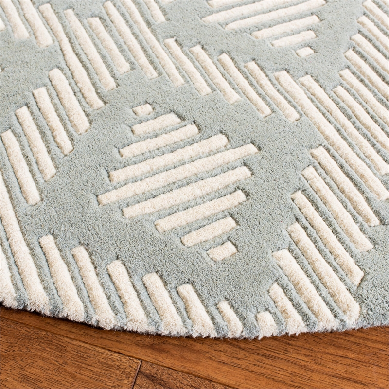 Safavieh Chatham Grey Contemporary Rug - Round 5'