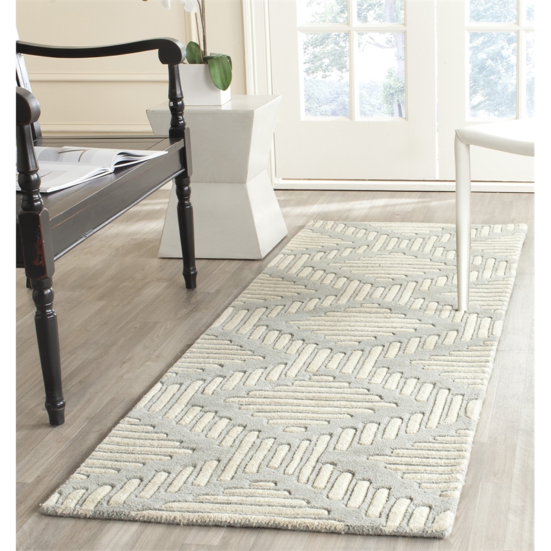 Safavieh Chatham Grey Contemporary Rug - Runner 2'3