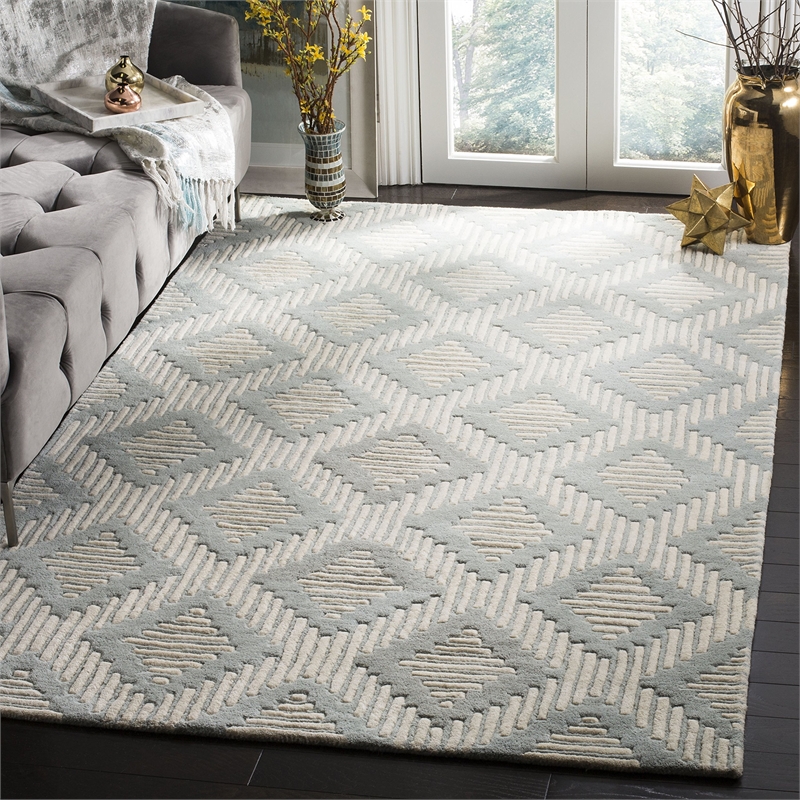 Safavieh Chatham Grey Contemporary Rug - Square 5'