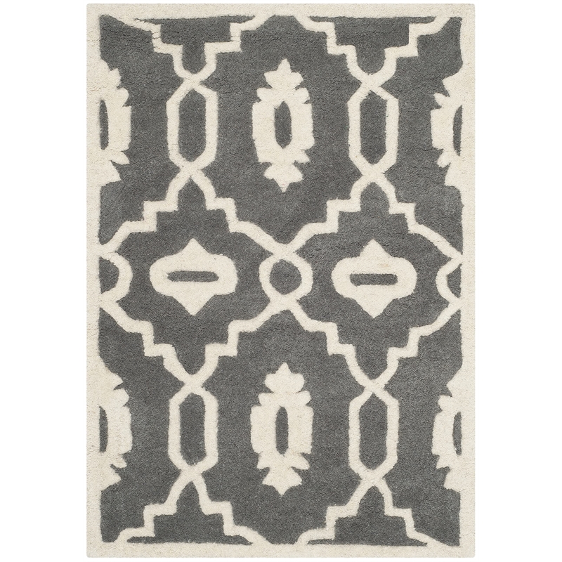 Safavieh Chatham Dark Grey Contemporary Rug - 2' x 3'