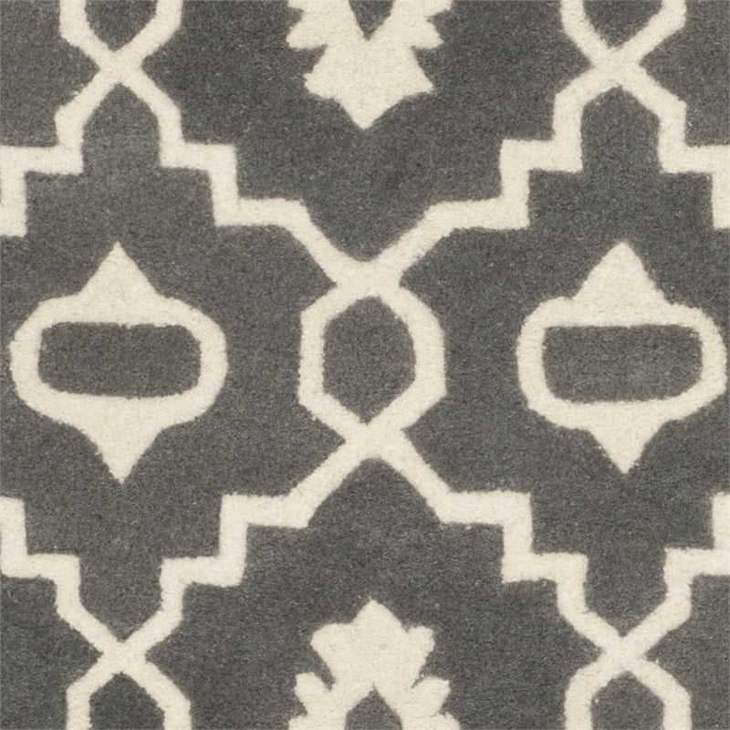 Safavieh Chatham Dark Grey Contemporary Rug - 6' x 9'
