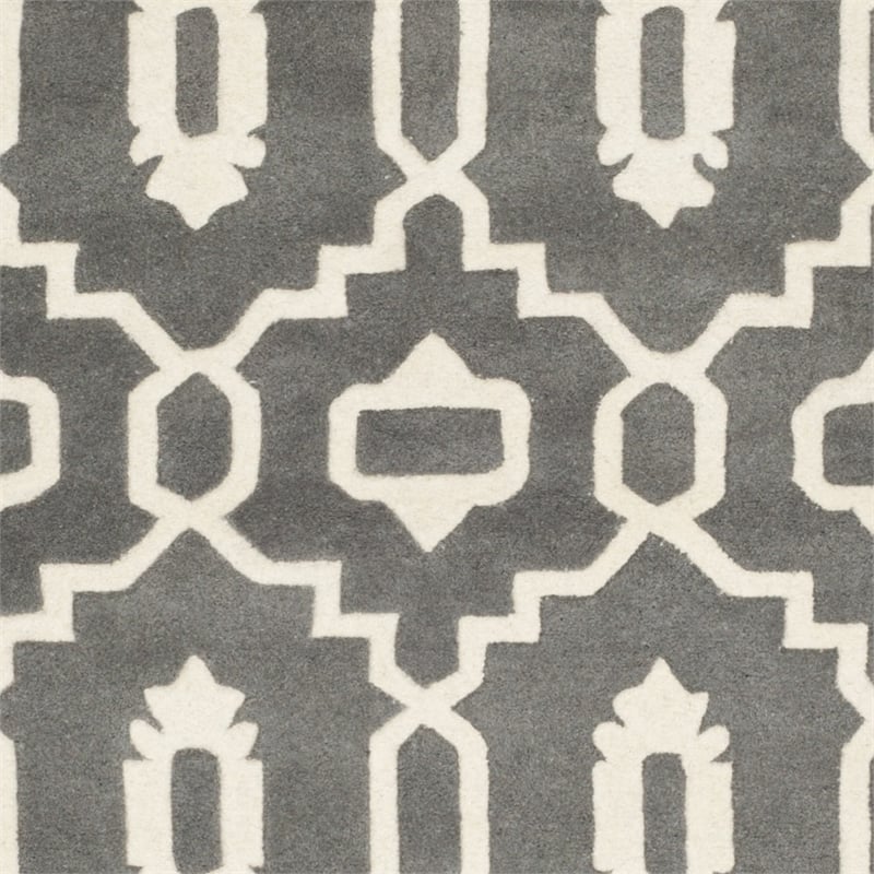 Safavieh Chatham Dark Grey Contemporary Rug - 8' x 10'