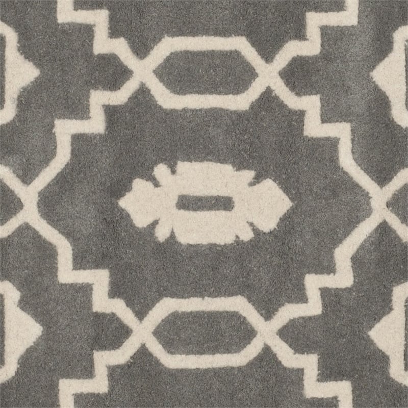 Safavieh Chatham Dark Grey Contemporary Rug - Square 5'