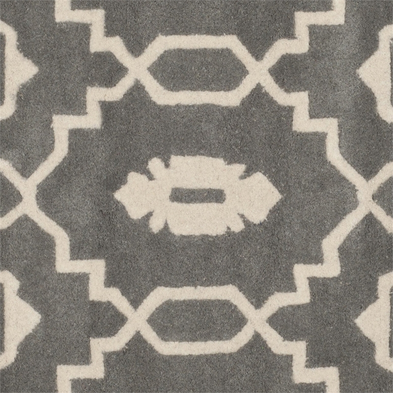 Safavieh Chatham Dark Grey Contemporary Rug - Square 7'