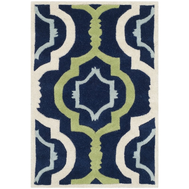 Safavieh Chatham Dark Blue Contemporary Rug - 2' x 3'