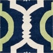 Safavieh Chatham Dark Blue Contemporary Rug - Round 3'