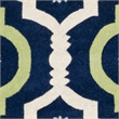 Safavieh Chatham Dark Blue Contemporary Rug - Round 5'