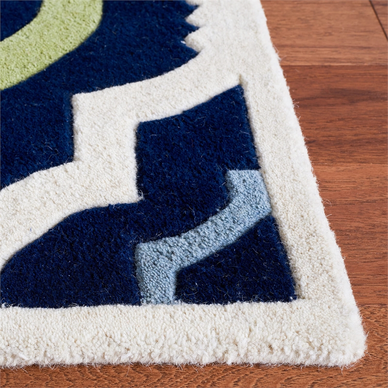 Safavieh Chatham Dark Blue Contemporary Rug - Square 3'