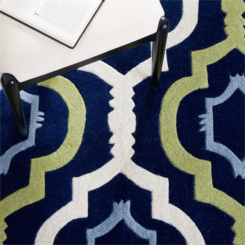 Safavieh Chatham Dark Blue Contemporary Rug - Square 3'